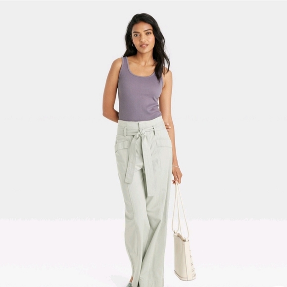 Women's Seamless Slim Fit Tank TopA New Day Purple M Crop Top - Picture 3 of 3